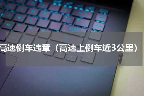 高速倒车违章（高速上倒车近3公里）