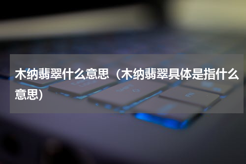 木纳翡翠什么意思（木纳翡翠具体是指什么意思）