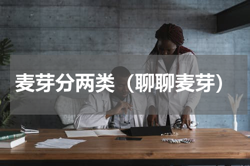 麦芽分两类（聊聊麦芽）