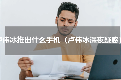 卢伟冰推出什么手机（卢伟冰深夜疑惑）
