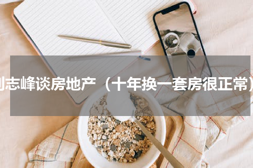 刘志峰谈房地产（十年换一套房很正常）