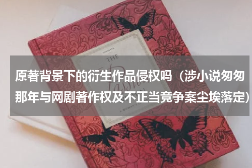 原著背景下的衍生作品侵权吗（涉小说匆匆那年与网剧著作权及不正当竞争案尘埃落定）