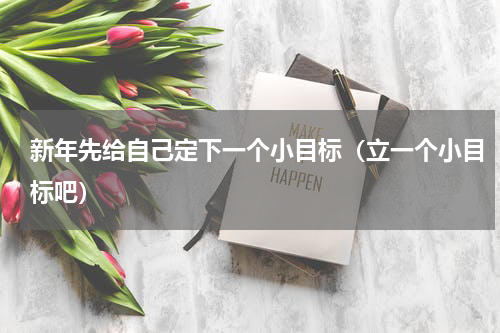 新年先给自己定下一个小目标（立一个小目标吧）