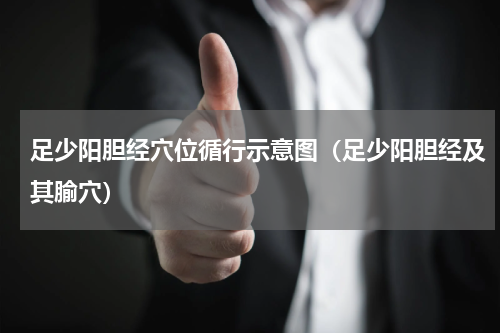 足少阳胆经穴位循行示意图（足少阳胆经及其腧穴）