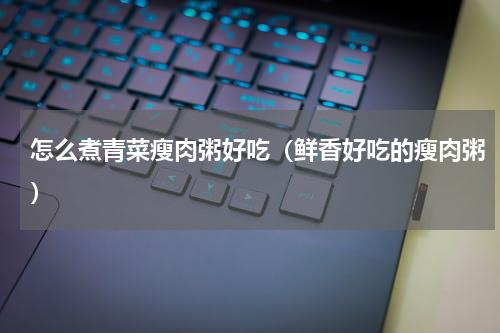 怎么煮青菜瘦肉粥好吃（鲜香好吃的瘦肉粥）