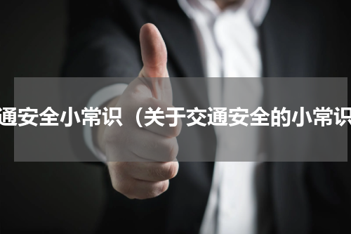 交通安全小常识（关于交通安全的小常识）