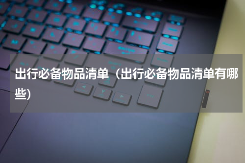 出行必备物品清单（出行必备物品清单有哪些）