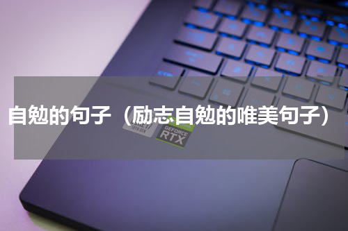 自勉的句子（励志自勉的唯美句子）