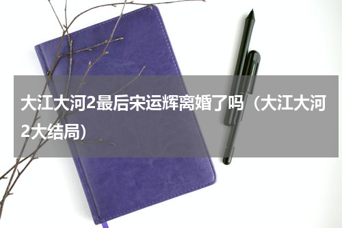 大江大河2最后宋运辉离婚了吗（大江大河2大结局）