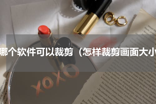 用哪个软件可以裁剪（怎样裁剪画面大小）