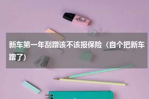 新车第一年刮蹭该不该报保险（自个把新车蹭了）