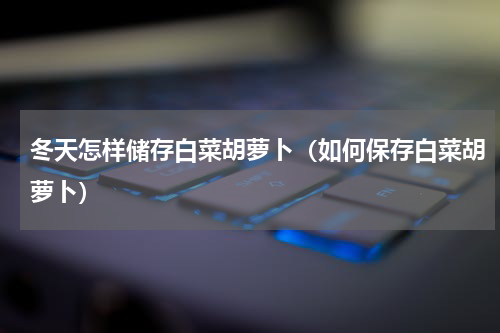 冬天怎样储存白菜胡萝卜（如何保存白菜胡萝卜）
