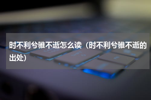时不利兮骓不逝怎么读（时不利兮骓不逝的出处）