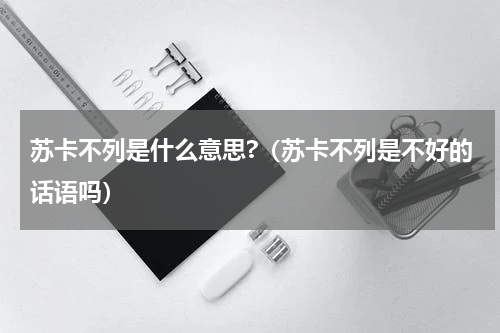 苏卡不列是什么意思?（苏卡不列是不好的话语吗）
