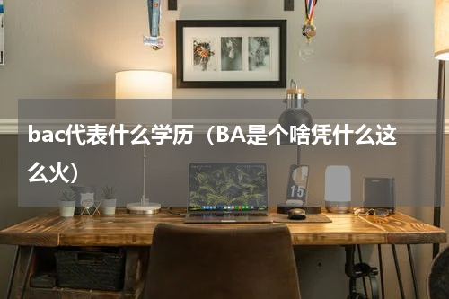 bac代表什么学历（BA是个啥凭什么这么火）