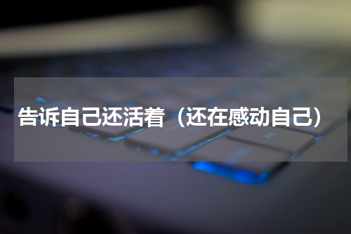 告诉自己还活着（还在感动自己）