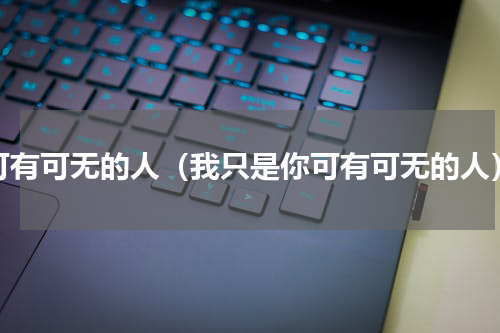 可有可无的人（我只是你可有可无的人）