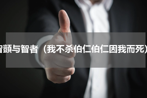 智顗与智者（我不杀伯仁伯仁因我而死）