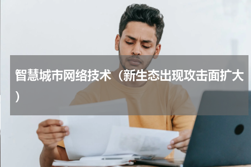 智慧城市网络技术（新生态出现攻击面扩大）