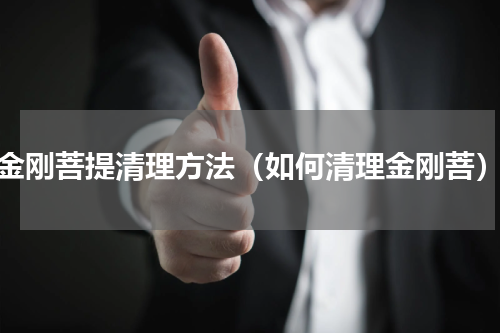 金刚菩提清理方法（如何清理金刚菩）