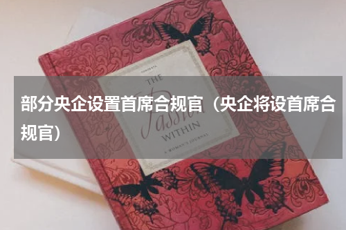 部分央企设置首席合规官（央企将设首席合规官）