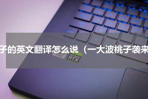 桃子的英文翻译怎么说（一大波桃子袭来）