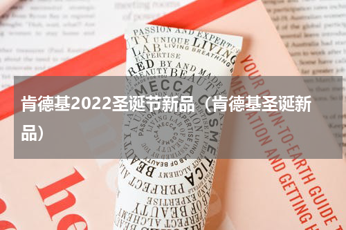 肯德基2022圣诞节新品（肯德基圣诞新品）