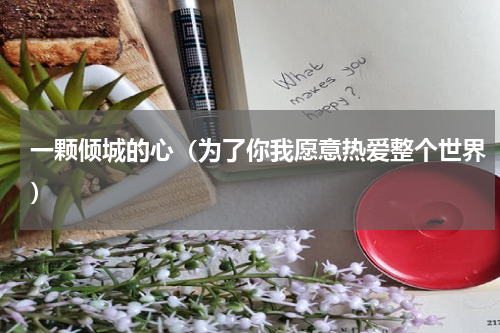 一颗倾城的心（为了你我愿意热爱整个世界）