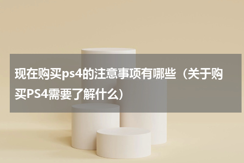 现在购买ps4的注意事项有哪些（关于购买PS4需要了解什么）