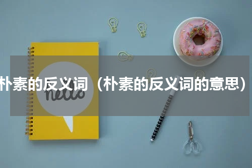 朴素的反义词（朴素的反义词的意思）