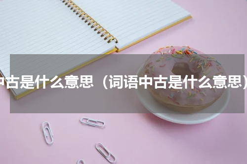 中古是什么意思（词语中古是什么意思）