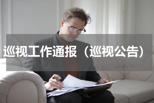 巡视工作通报（巡视公告）