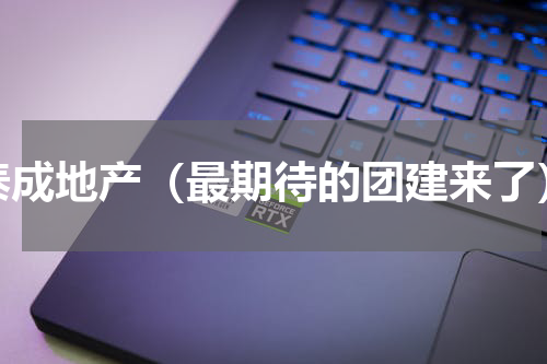 泰成地产（最期待的团建来了）