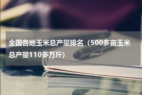 全国各地玉米总产量排名（500多亩玉米总产量110多万斤）