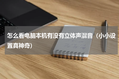 怎么看电脑本机有没有立体声混音（小小设置真神奇）