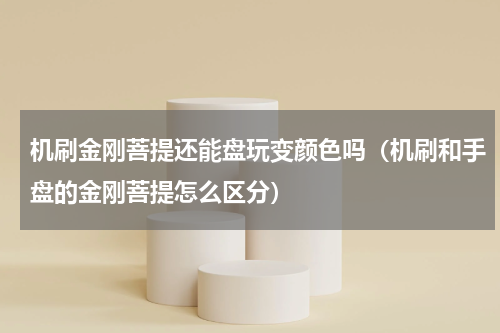 机刷金刚菩提还能盘玩变颜色吗（机刷和手盘的金刚菩提怎么区分）