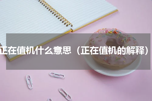 正在值机什么意思（正在值机的解释）