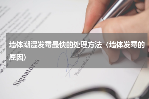 墙体潮湿发霉最快的处理方法（墙体发霉的原因）