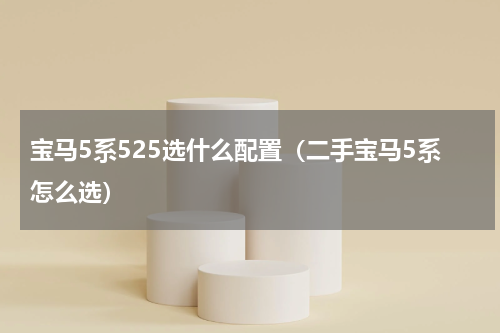 宝马5系525选什么配置（二手宝马5系怎么选）
