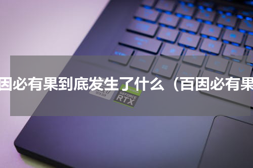 百因必有果到底发生了什么（百因必有果）