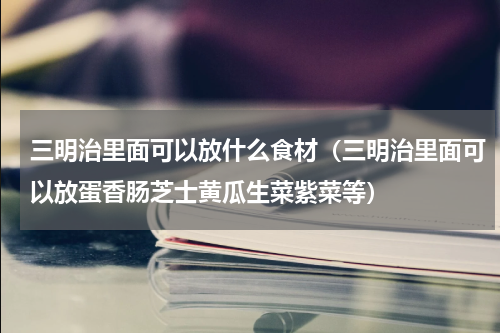 三明治里面可以放什么食材（三明治里面可以放蛋香肠芝士黄瓜生菜紫菜等）