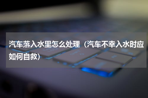 汽车落入水里怎么处理（汽车不幸入水时应如何自救）