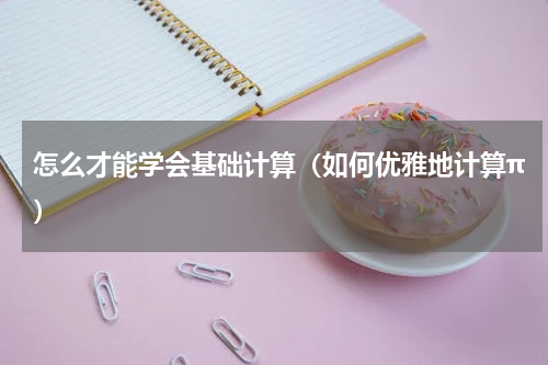 怎么才能学会基础计算（如何优雅地计算π）
