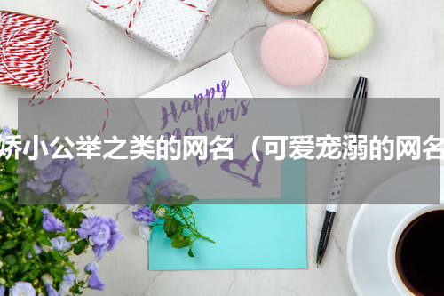 傲娇小公举之类的网名（可爱宠溺的网名）