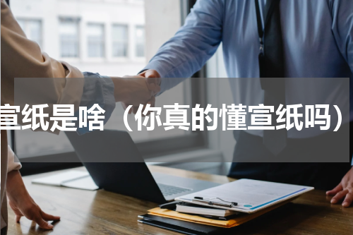 宣纸是啥（你真的懂宣纸吗）