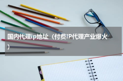 国内代理ip地址（付费IP代理产业爆火）