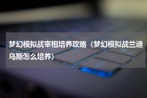 梦幻模拟战宰相培养攻略（梦幻模拟战兰迪乌斯怎么培养）