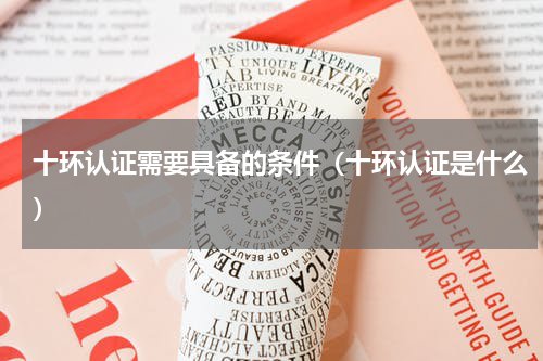 十环认证需要具备的条件（十环认证是什么）