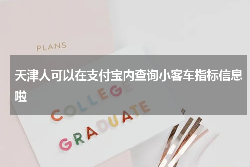 天津人可以在支付宝内查询小客车指标信息啦