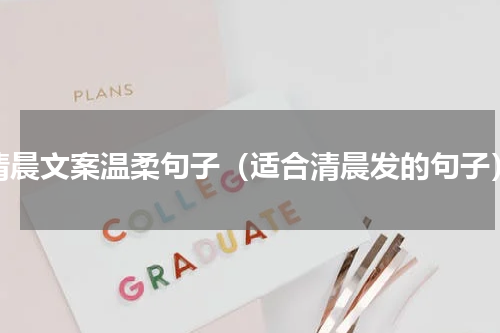 清晨文案温柔句子（适合清晨发的句子）